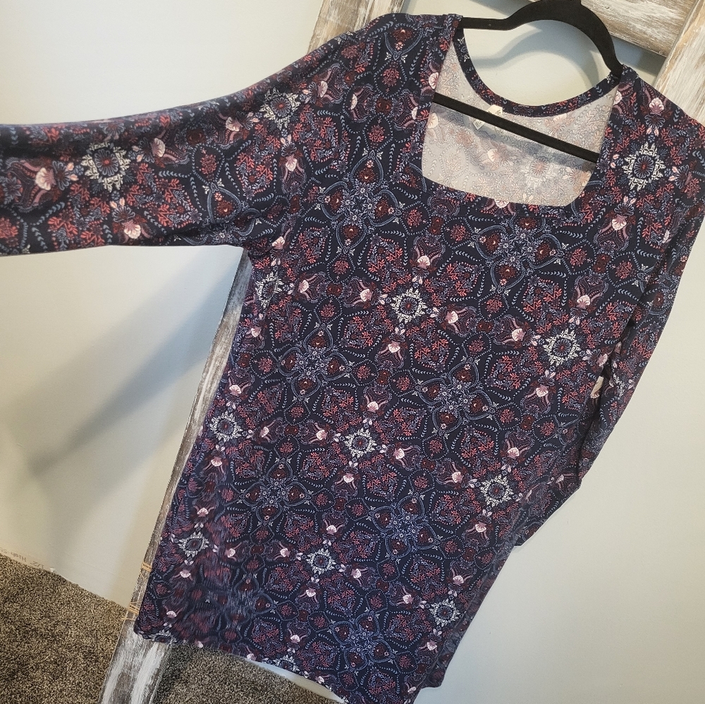 2/$10 NWT Mudd Sueded Flare Dress